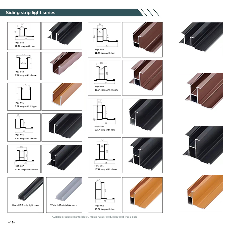 Aluminium decoratieve lijnen die de randen van tegels beschermen en decoreren